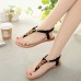 Women Summer Bohemian Beach Flat Sandals