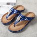 Large Size Rhinestone Beach Flat Slipper Casual Sandals