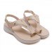 Women Platform Beach Sandals Flats PU Shoes