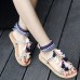 Embroidery Bohemian Women Shoe Summer Casual Beach Tassel Flat Sandals