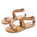 US Size 5-12 Roman Cross Beach Buckle Flat Sandals