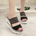 Summer Women Open Toe Wedge Sandals Comfortable Slipper Shoes