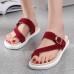 Beach Buckle Clip Toe Flat Flip Flops Sandals