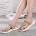 Beach Buckle Clip Toe Flat Flip Flops Sandals