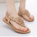 Women New Flowers Lovely Summer Comfortable Beach Outdoor Flat Sandals Shoes