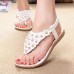 Women New Flowers Lovely Summer Comfortable Beach Outdoor Flat Sandals Shoes