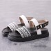 Summer Casual Embroidery Comfy Flat Sandals