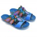 SOCOFY Handmade Floral Genuine Leather Shoe Soft Wedge Sandals