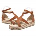 Roman Gladiator Sandals Summer Wedges Platform Women Shoes