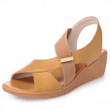 Large Size Wedge Casual Fish Mouth Sandals