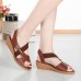 Large Size Wedge Casual Fish Mouth Sandals