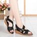 Large Size Wedge Casual Fish Mouth Sandals