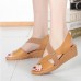 Large Size Wedge Casual Fish Mouth Sandals