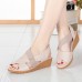 Large Size Wedge Casual Fish Mouth Sandals