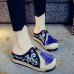 Women Fringe Flower Embroidery Comfortable Casual Sandals