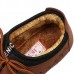 Lace Up Casual Cotton Faux Fur Lining Shoes