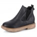 Women Round Toe Slip On Casual Winter Ankle Boots