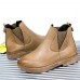 Women Round Toe Slip On Casual Winter Ankle Boots