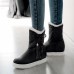 Warm Flat Platform Slip On Causal Soft Ankle Snow Boots