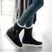 Warm Flat Platform Slip On Causal Soft Ankle Snow Boots