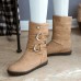 Women Casual Comfortable Double Breasted Mid-calf Boots