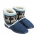 Winter Warm Thicken Deer Print Artificial Snow Boots