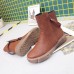 Women Zipper Slip On Casual Outdoor Ankle Short Boots