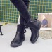 Women Zipper Slip On Casual Outdoor Ankle Short Boots