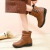 Women Winter Boots Fur Plush Insole Ankle Snow Boots