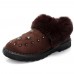 Winter Warm Fluffy Rivet Casual Soft Snow Boots