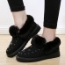 Winter Warm Fluffy Rivet Casual Soft Snow Boots