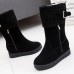 Buckle Zipper Warm Outdoor Platform Snow Boots