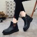 Women Casual Soft Outdoor Ankle Zipper Boots