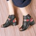 Folkways Genuine Leather Keep Warm Ankle Boots