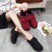 Winter Fluffy Slip On Soft Sole Comfy Short Boots For Women