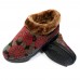 Winter Cotton Snow Ankle Boots  Printing Pattern Flat Shoes