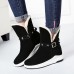 Women Winter Ankle Boots Keep Warm Buckle Shoes