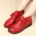 LOSTISY Vintage Soft Comfortable Leather Ankle Boots