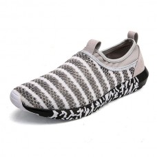 Men Comfy Breathable Slip On Knitted Sneakers Sports Shoes