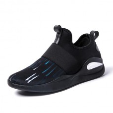 Men Comfortable Elastic Band Casual Slip On Sneakers