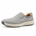 Men Casual Soft Sole Comfy Slip On Suede Leather Sneakers