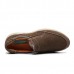 Men Casual Soft Sole Comfy Slip On Suede Leather Sneakers