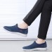 Large Size Men Lightweight Soft Sole Breathable Mesh Slip On Sneakers Shoes