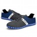 US Size 6.5-11 Men Mesh Breathable Casual Outdoor Canvas Flat Sneakers