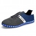 US Size 6.5-11 Men Mesh Breathable Casual Outdoor Canvas Flat Sneakers