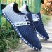 US Size 6.5-11 Men Mesh Breathable Casual Outdoor Canvas Flat Sneakers