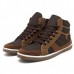 Men Comfy Canvas High Top Sneakers Lace Up Sports Shoes