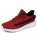 Men Breathable Mesh Knitted Running Soft Sport Sneakers