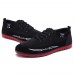 Men Breathable Canvas Cloth Lace Up Low Top Sneakers