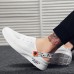 Men Mesh Hollow Outs Slip On Sneakers Two Way Wear Sneakers Shoes